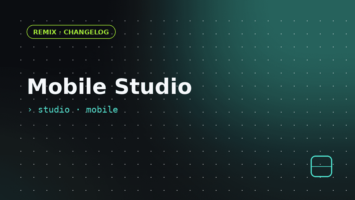 Build games from your phone