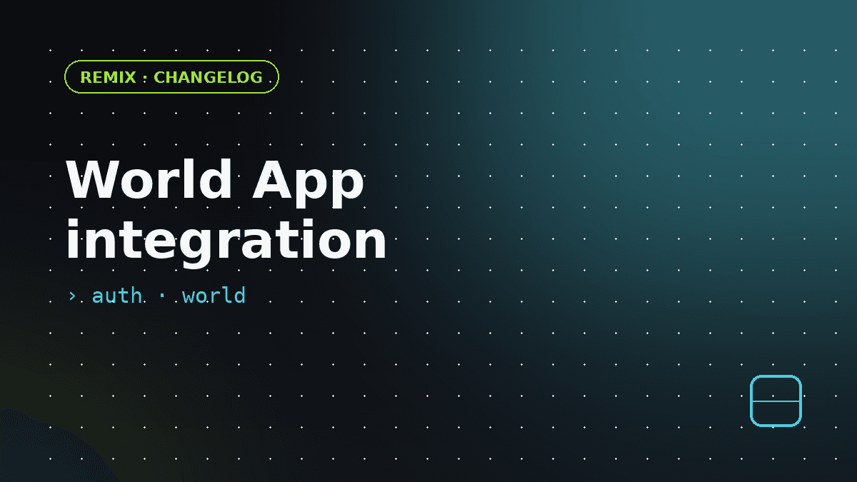Remix on World App