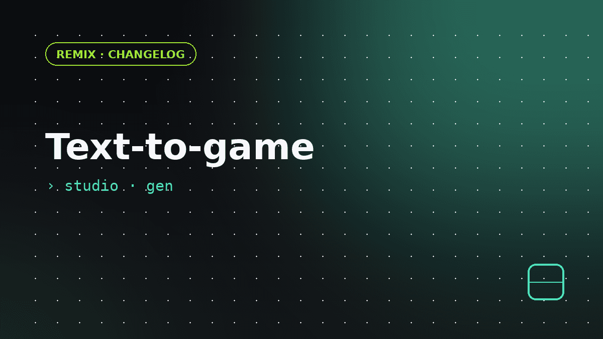 Build a game by describing it